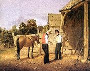 William Sidney Mount horse dealers painting
